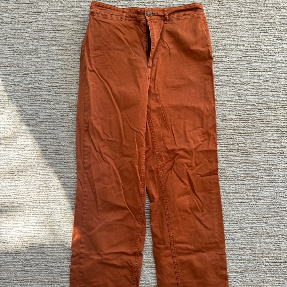 Everlane Straight-Leg Crop Pants (discontinued color)